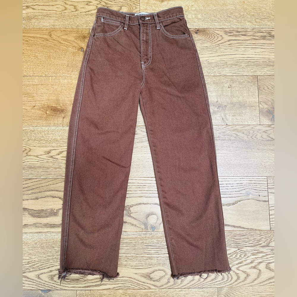 Reformation Cowboy High Rise Straight Jeans Sz 25